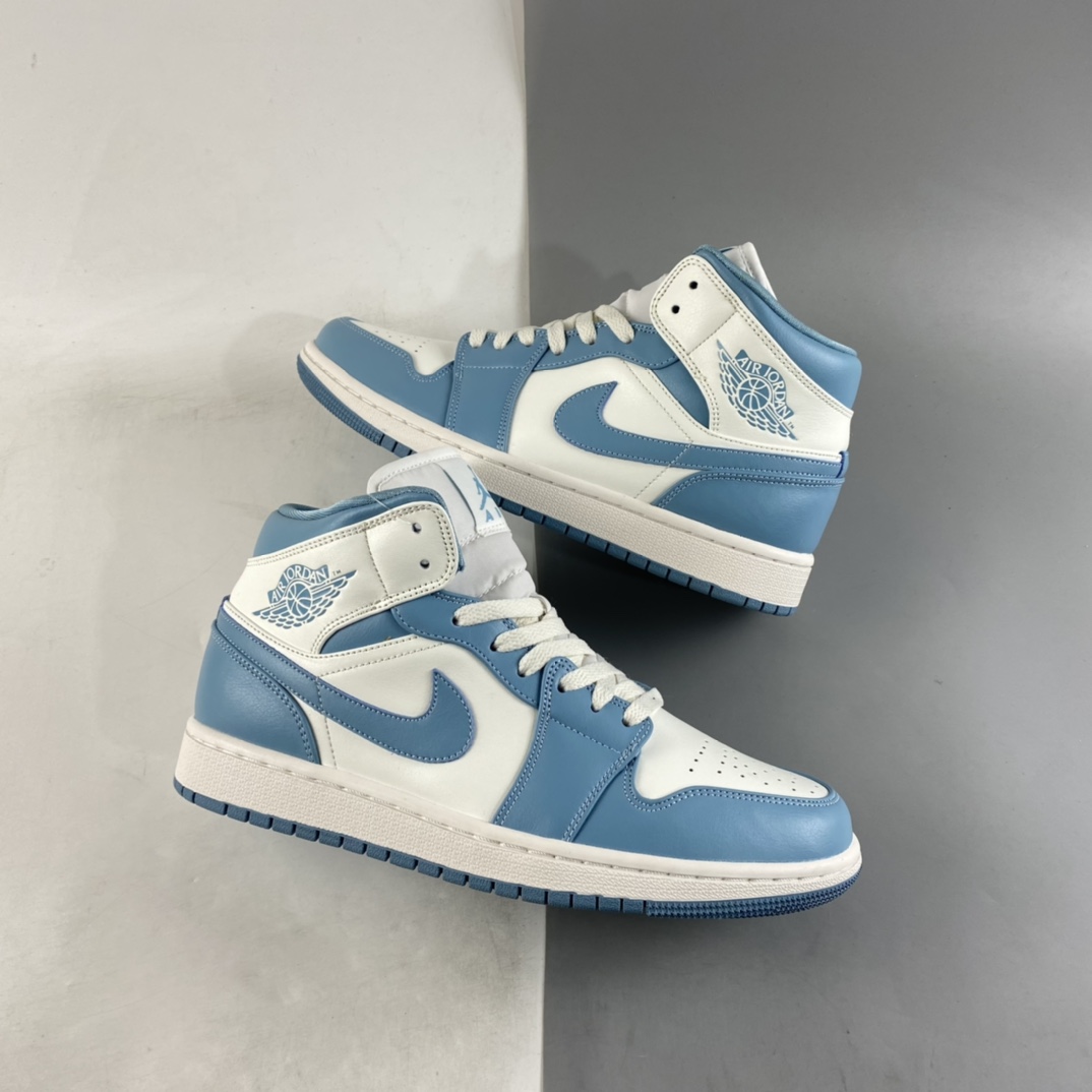 Air-Jordan-1-Mid-UNC-University-Blue-White-For-Sale