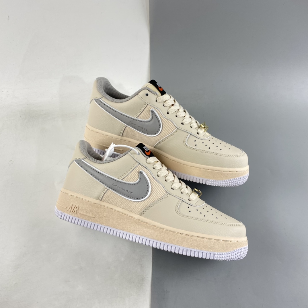 Custom-Nike-Air-Force-1-Low-Beige-Grey-For-Sale-1