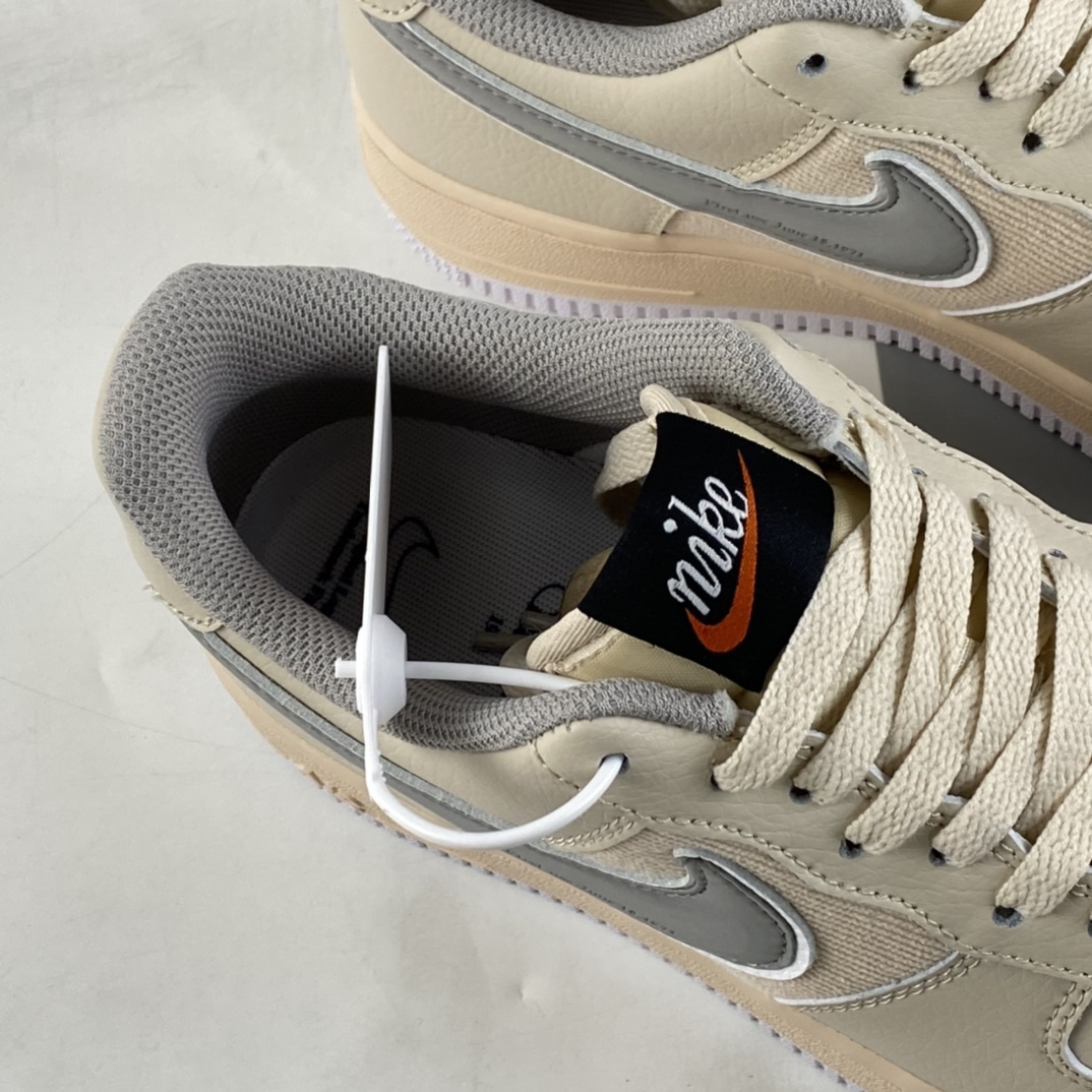 Custom-Nike-Air-Force-1-Low-Beige-Grey-For-Sale-4