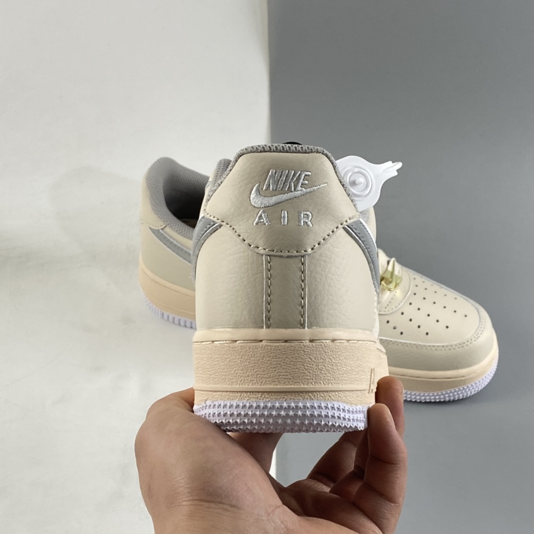 Custom-Nike-Air-Force-1-Low-Beige-Grey-For-Sale-5