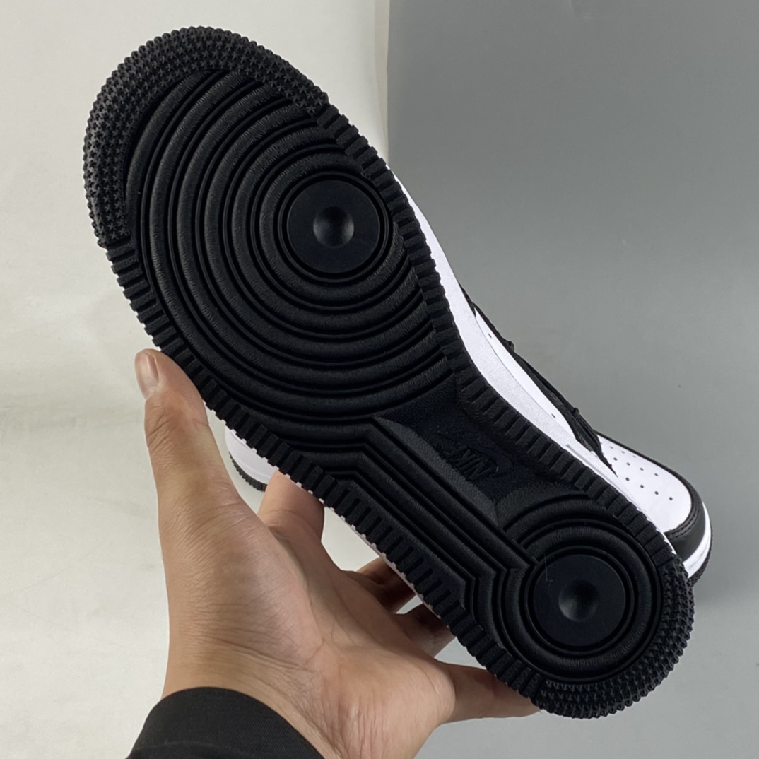 Custom-Nike-Air-Force-1-Low-Never-Give-Up-Black-White-For-Sale-5