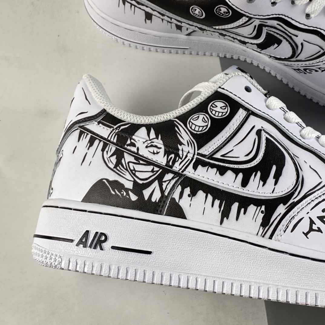 Custom-Nike-Air-Force-1-Low-One-Piece-White-Black-For-Sale-2