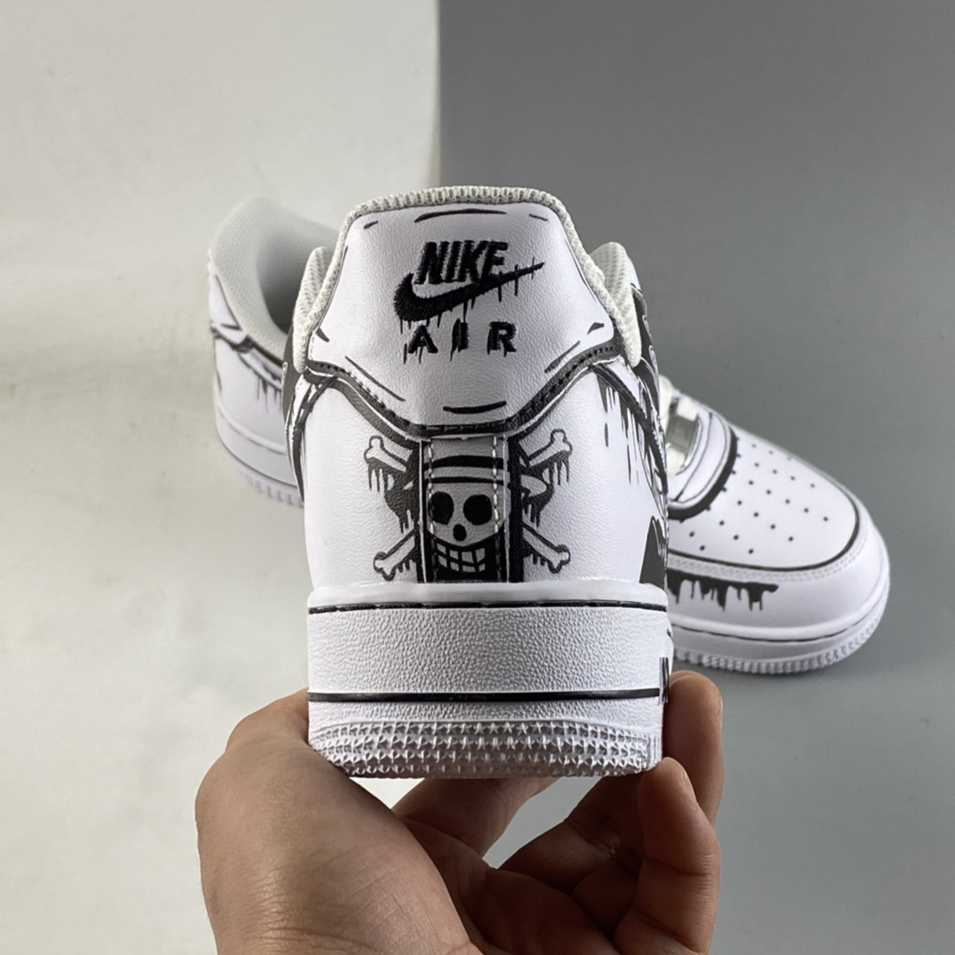 Custom-Nike-Air-Force-1-Low-One-Piece-White-Black-For-Sale-4