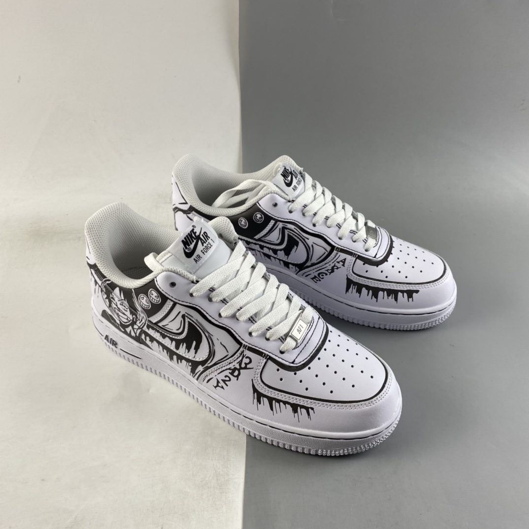 Custom-Nike-Air-Force-1-Low-One-Piece-White-Black-For-Sale-6