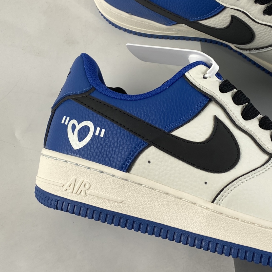 Custom-Nike-Air-Force-1-Low-Valentines-Day-White-Blue-Black-For-Sale-2