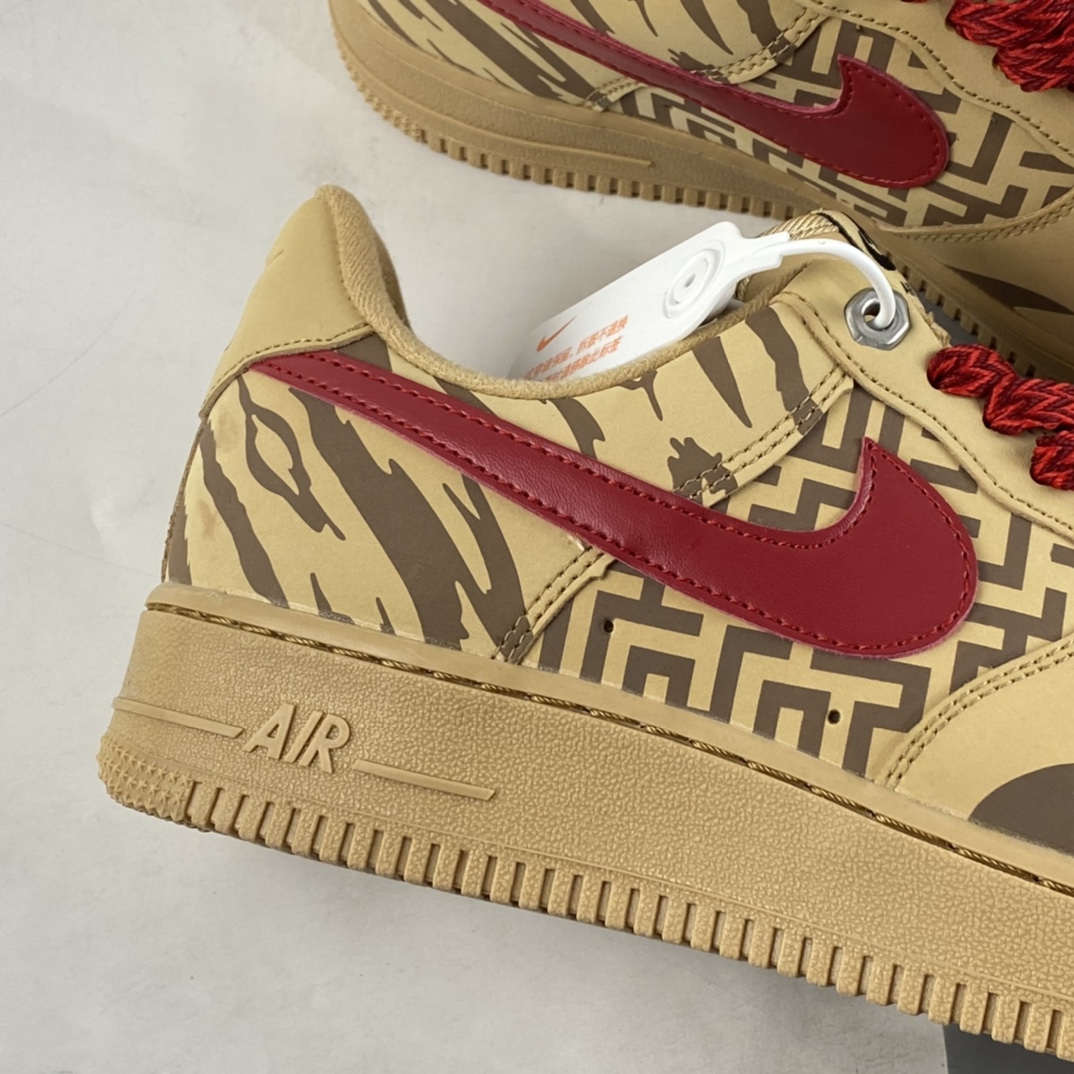 Custom-Nike-Air-Force-1-Low-Year-of-the-Tiger-Wheat-For-Sale-2