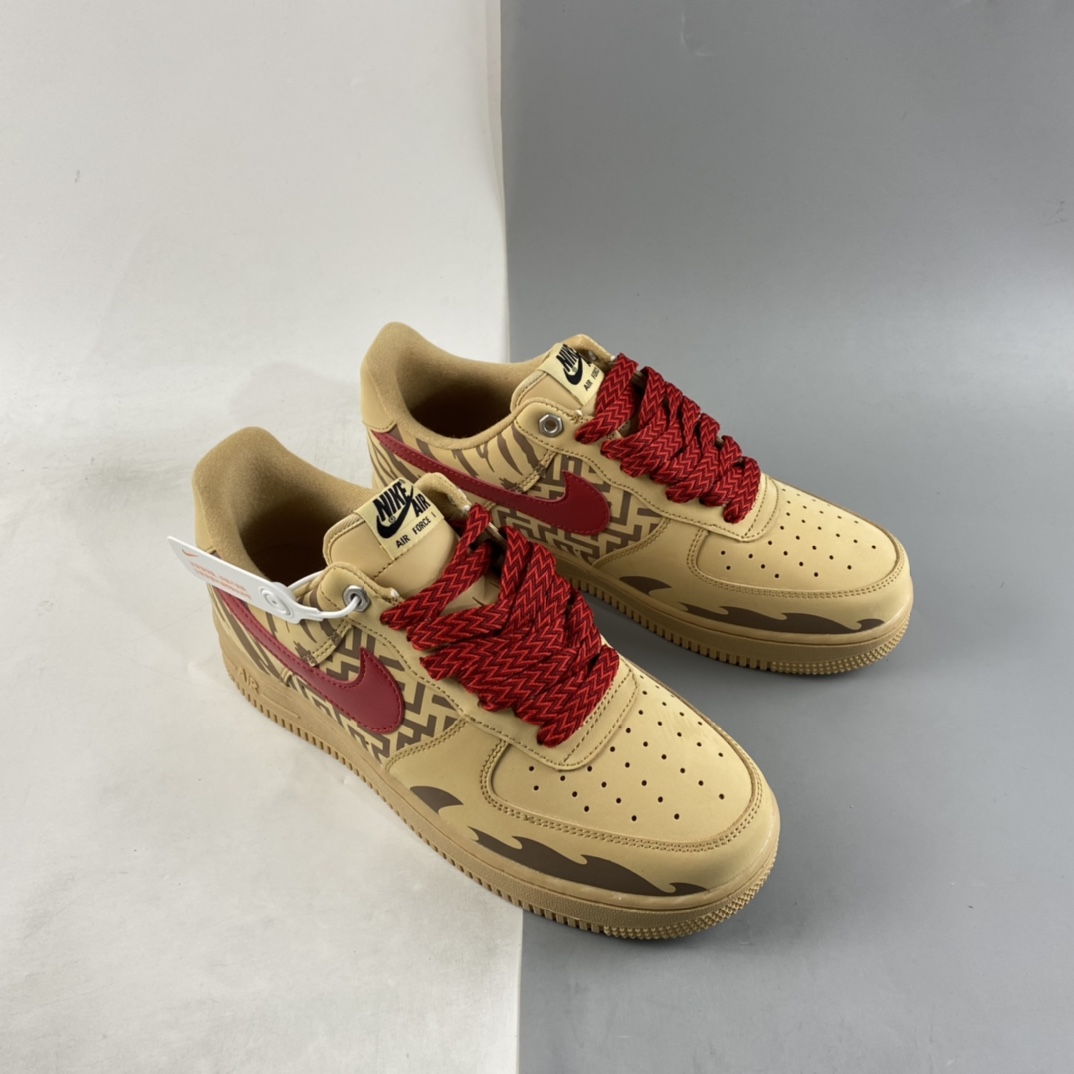 Custom-Nike-Air-Force-1-Low-Year-of-the-Tiger-Wheat-For-Sale-6