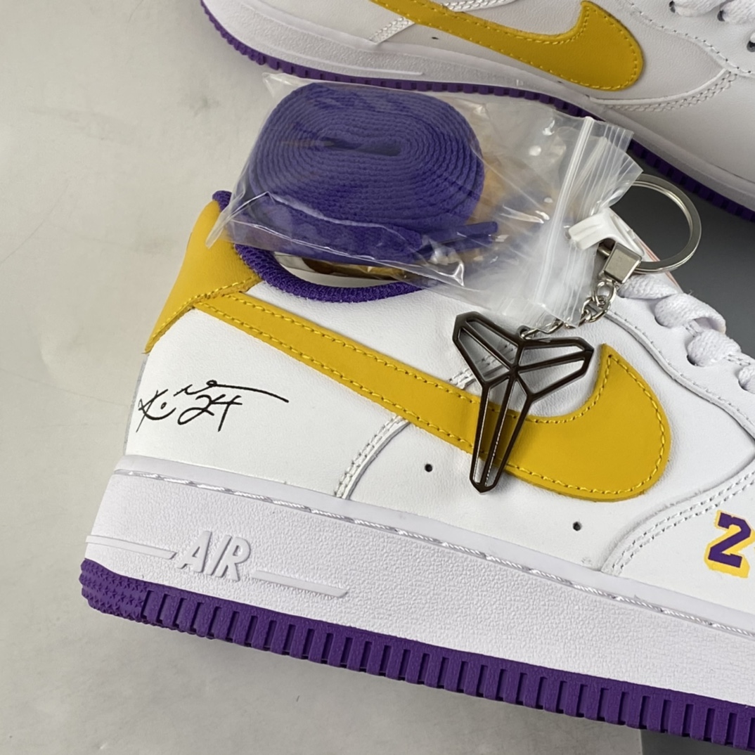 Nike-Air-Force-1-Low-Lakers-24-White-Puple-Yellow-For-Sale-2