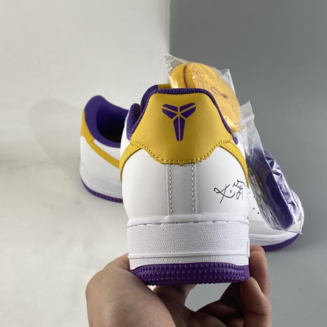 Nike-Air-Force-1-Low-Lakers-24-White-Puple-Yellow-For-Sale-4