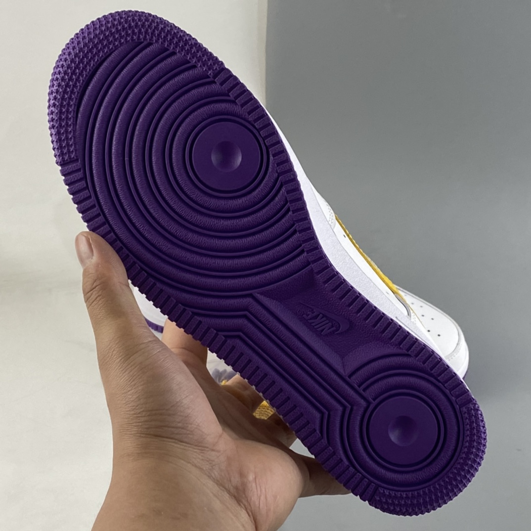 Nike-Air-Force-1-Low-Lakers-24-White-Puple-Yellow-For-Sale-5