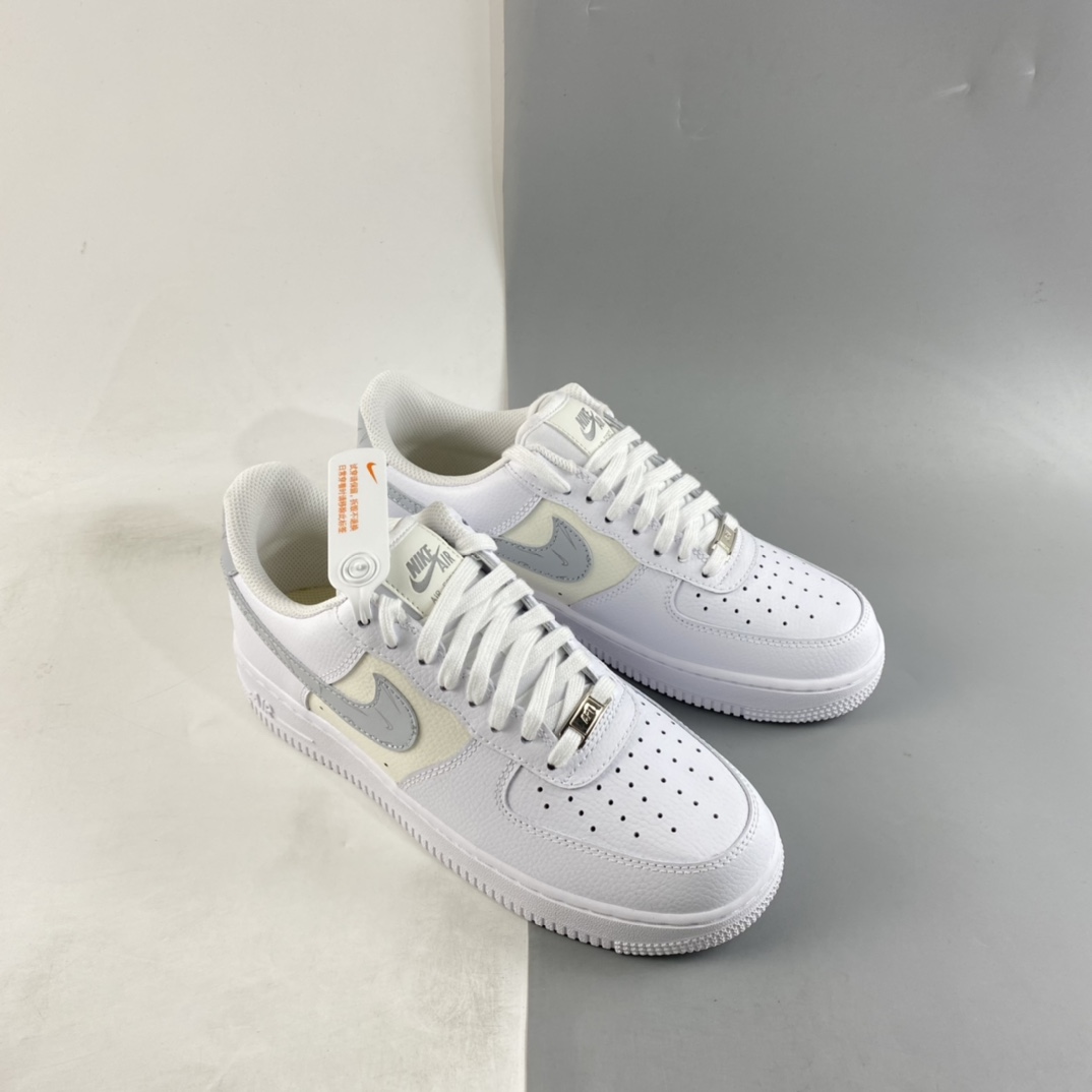 Nike-Air-Force-1-Low-Mini-Swooshes-White-Cream-For-Sale-6