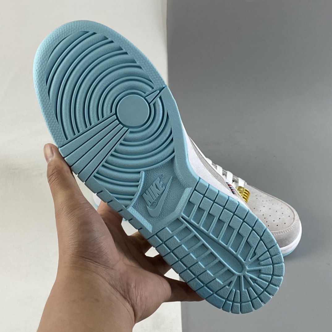 Nike-Dunk-Low-Barber-Shop-Grey-White-Red-Blue-For-Sale-5