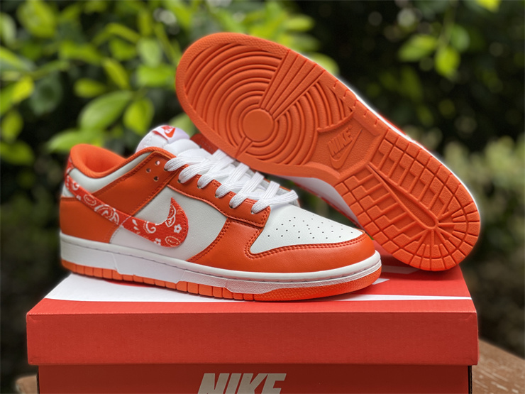 Nike-Dunk-Low-Orange-Paisley-White-Orange-For-Sale