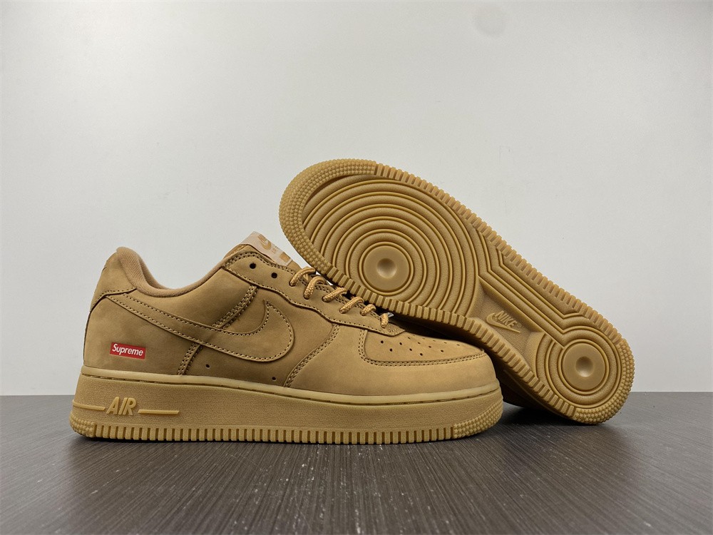 Supreme-x-Nike-Air-Force-1-Low-SP-Wheat-For-Sale