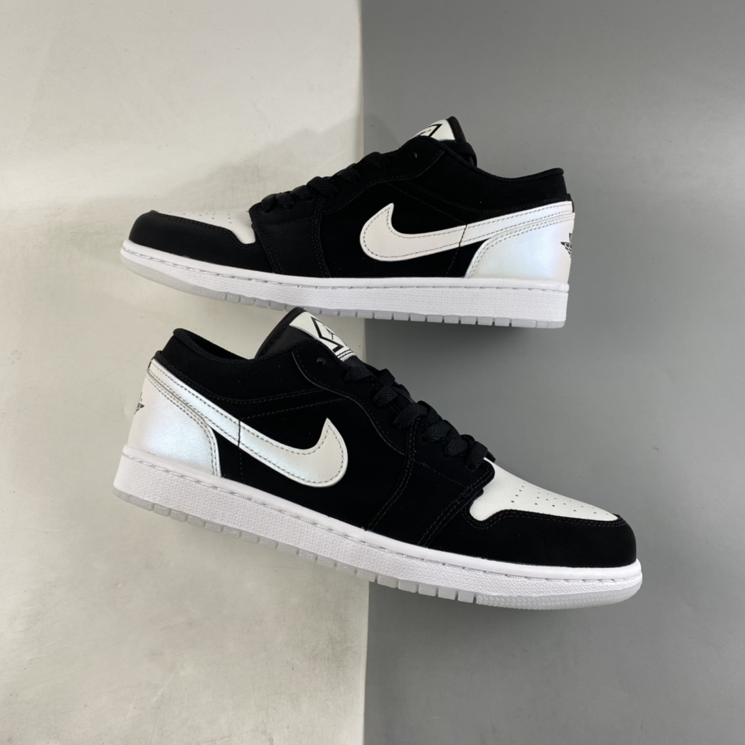 Air-Jordan-1-Low-Diamond-Black-Multi-Color-White-For-Sale