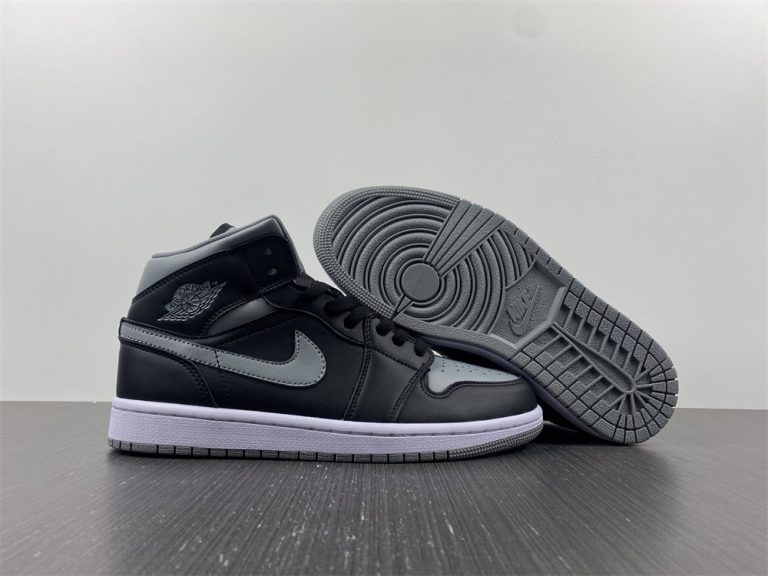 Air Jordan 1 Mid âShadowâ Black Grey BQ6472-007 For Sale â The Sole Line