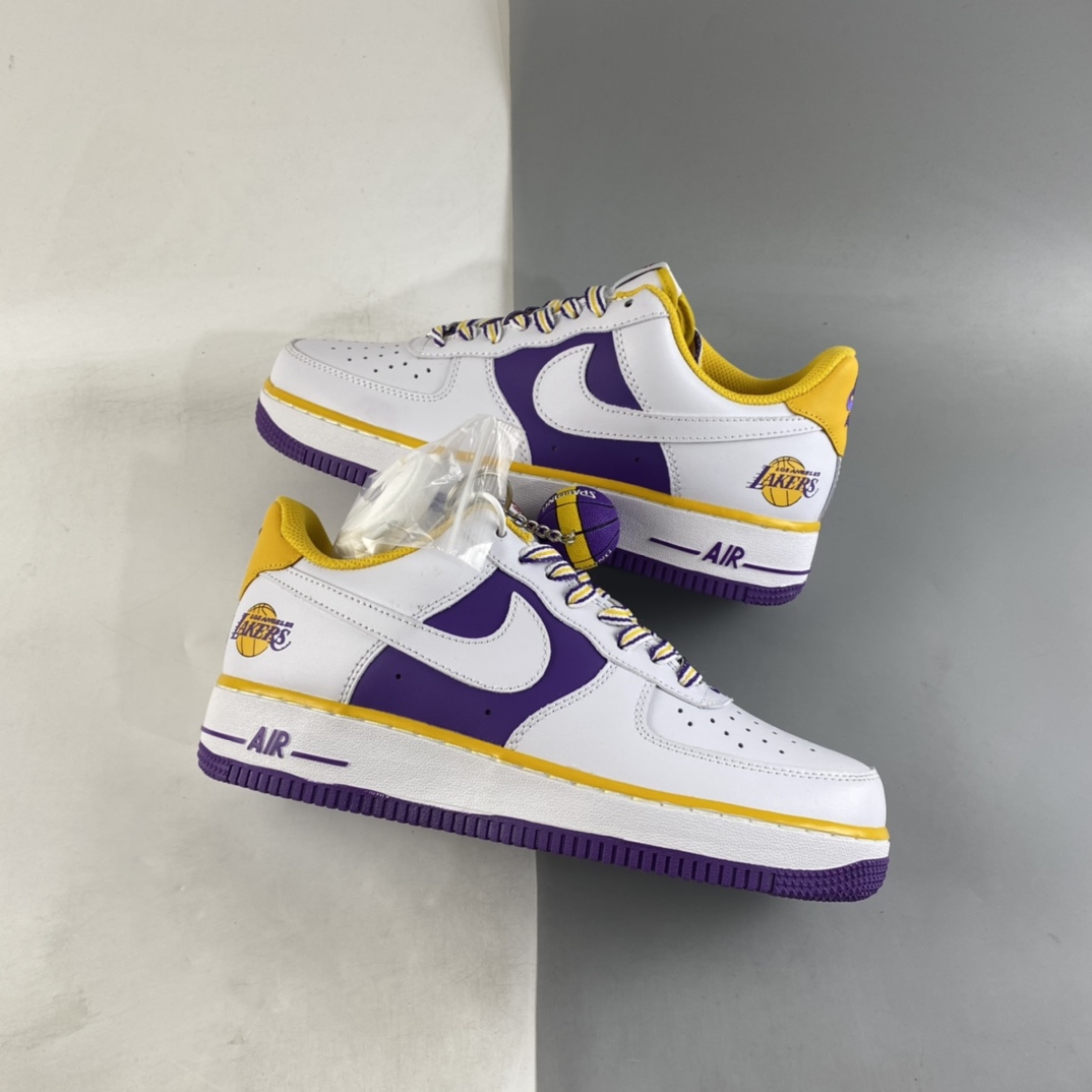 Nike-Air-Force-1-Low-Lakers-White-Purple-Yellow-For-Sale