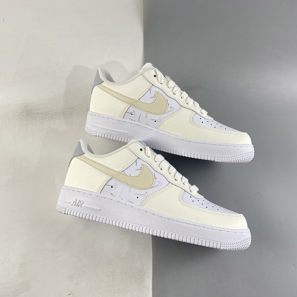 Nike-Air-Force-1-Low-Mini-Checks-White-Sail-For-Sale-1