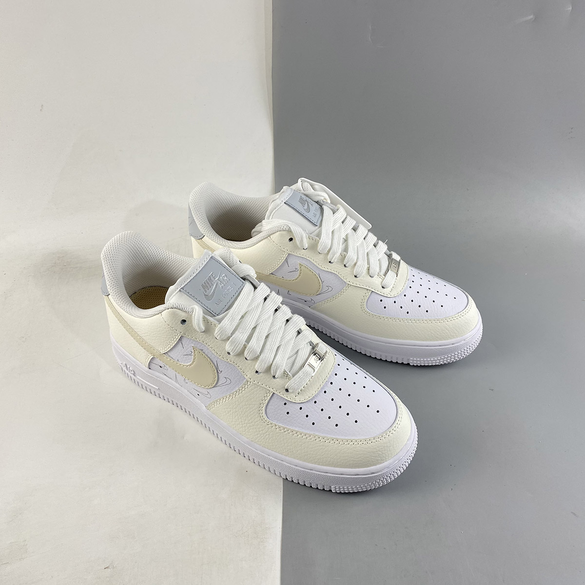 Nike-Air-Force-1-Low-Mini-Checks-White-Sail-For-Sale-5