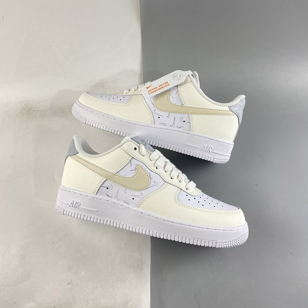 Nike-Air-Force-1-Low-Mini-Checks-White-Sail-For-Sale