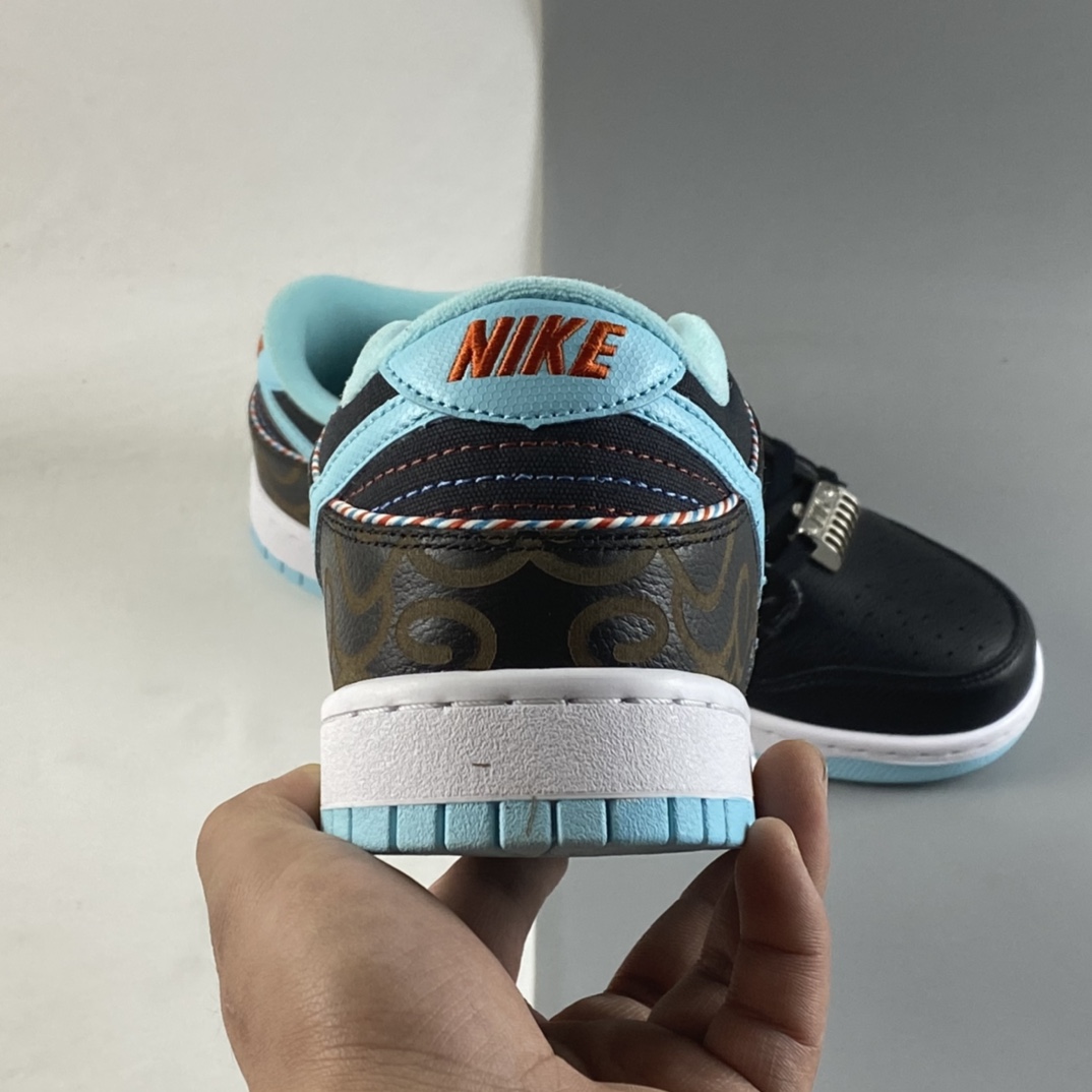 Nike-Dunk-Low-Barber-Shop-Black-Blue-Red-For-Sale-5