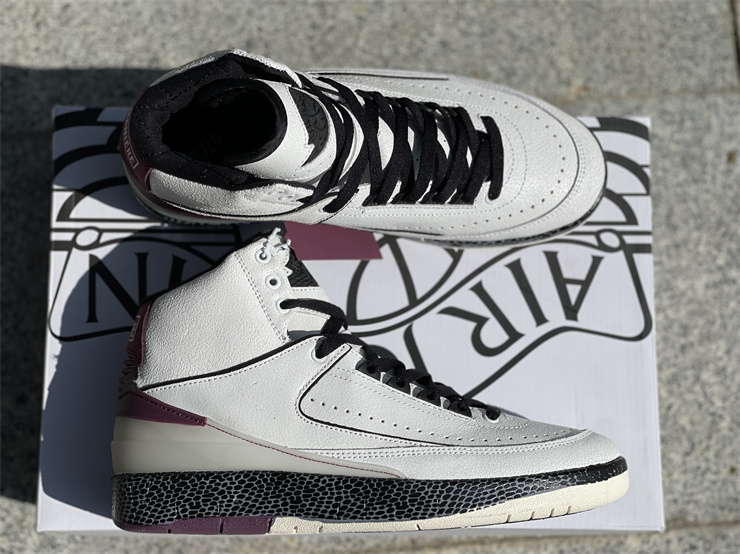A-Ma-Maniére-X-Air-Jordan-2-Airness-Sail-Black-Burgundy-Crush-For-Sale-12