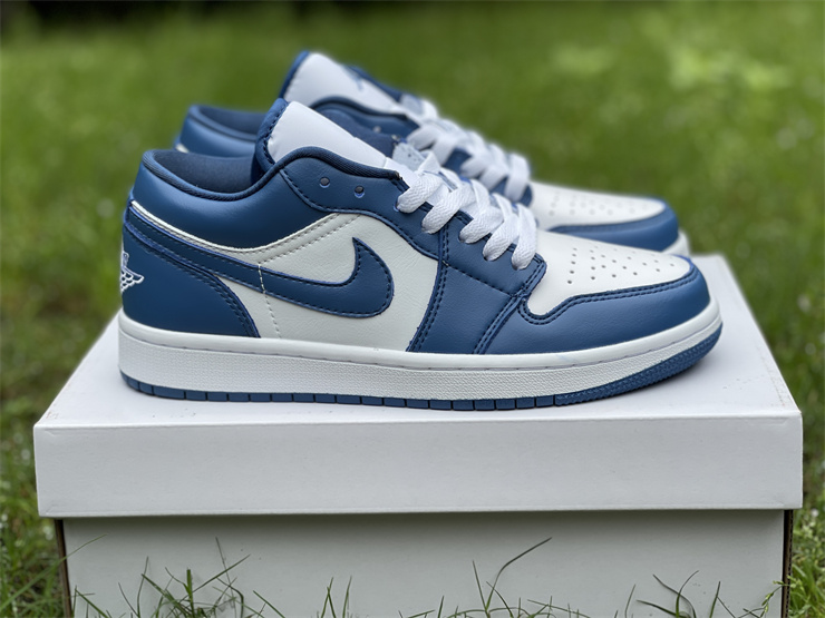 Air-Jordan-1-Low-White-Dark-Marina-Blue-For-Sale-5