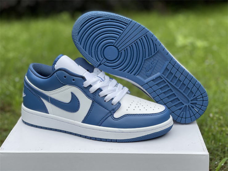 Air-Jordan-1-Low-White-Dark-Marina-Blue-For-Sale