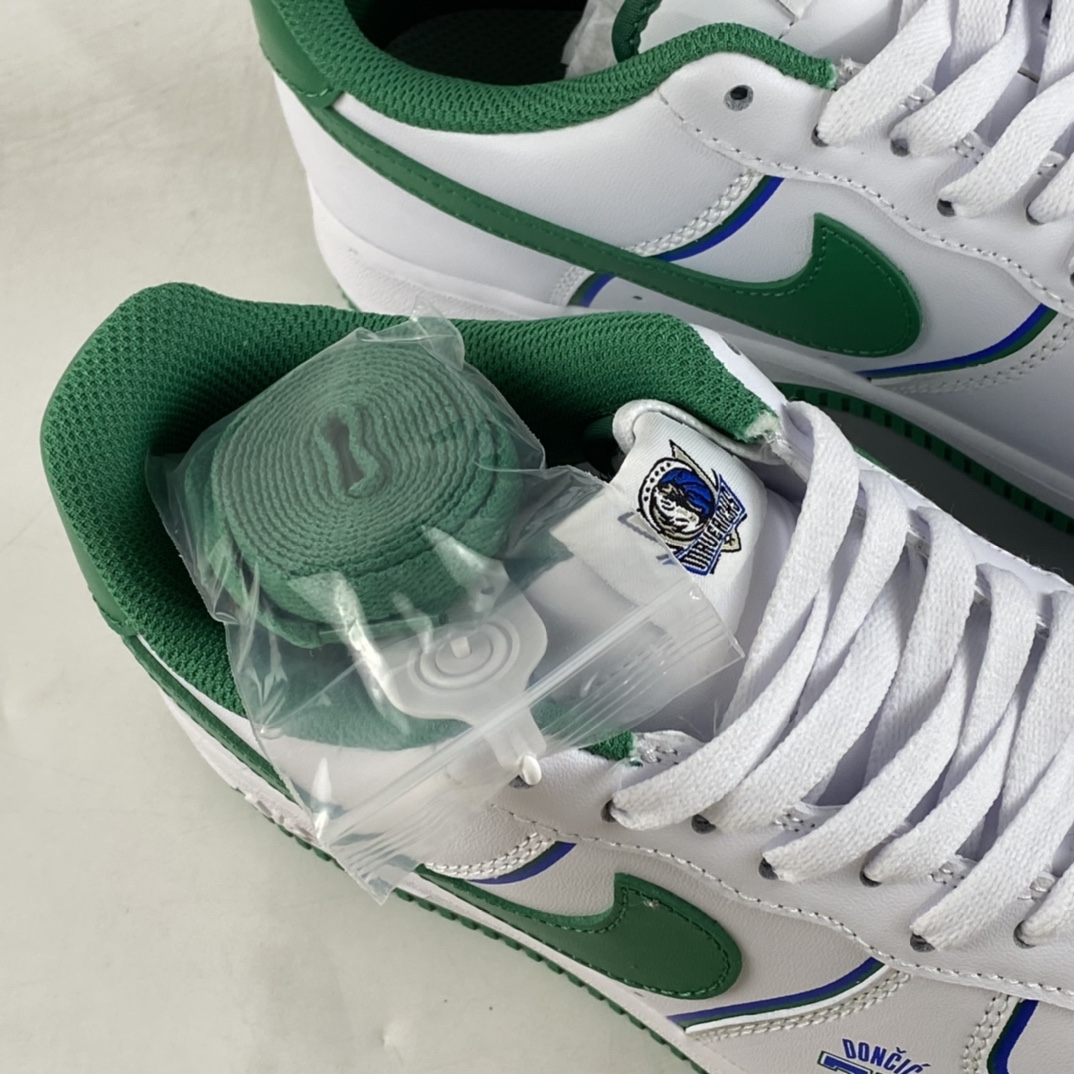 Custom-Nike-Air-Force-1-Low-Dallas-White-Green-For-Sale-3