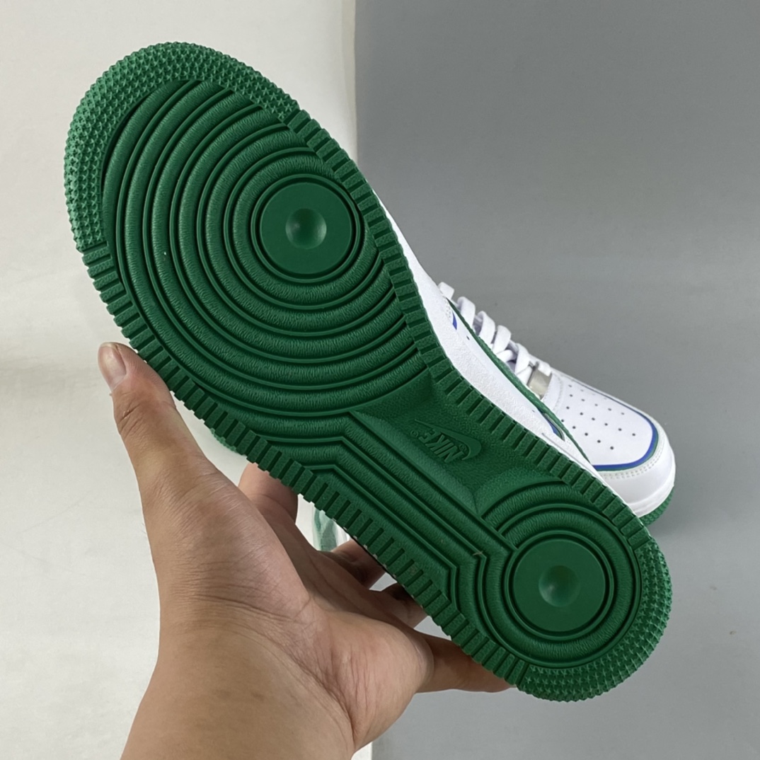 Custom-Nike-Air-Force-1-Low-Dallas-White-Green-For-Sale-5