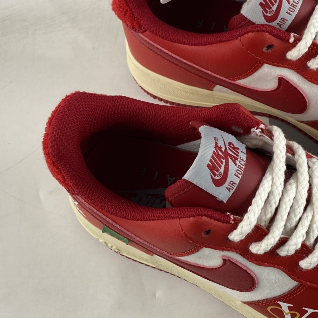 Custom-Nike-Air-Force-1-Low-Good-Bye-Red-White-For-Sale-3