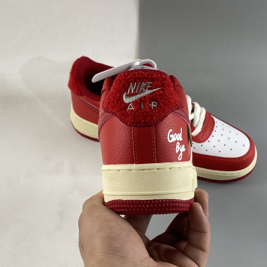 Custom-Nike-Air-Force-1-Low-Good-Bye-Red-White-For-Sale-4