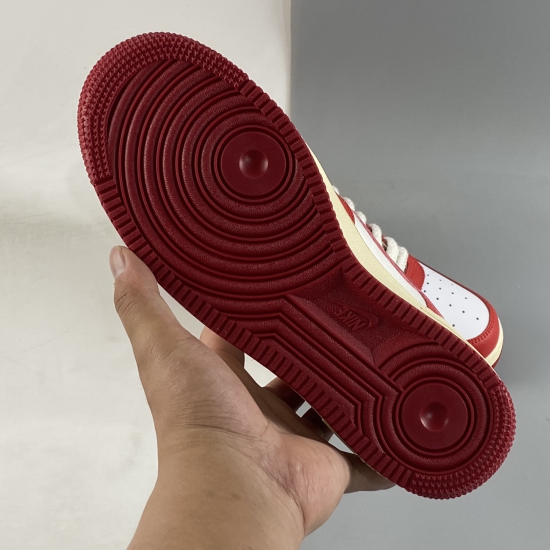 Custom-Nike-Air-Force-1-Low-Good-Bye-Red-White-For-Sale-5