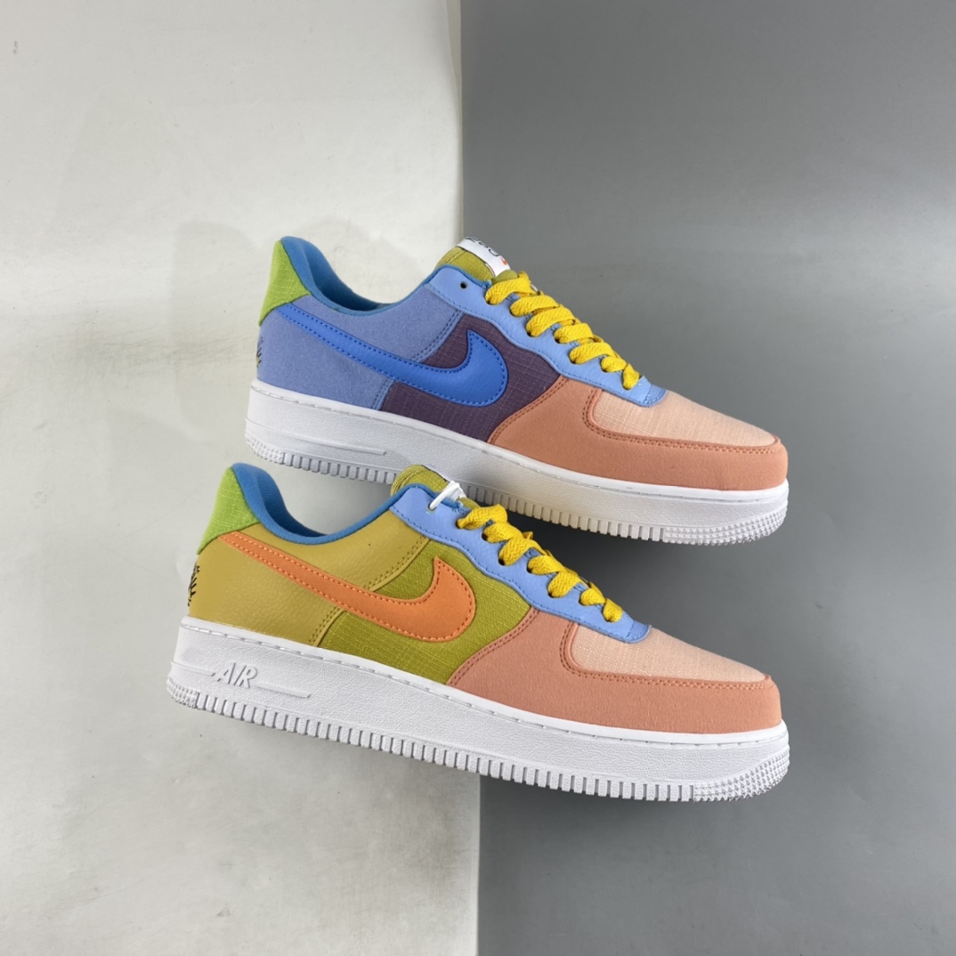 Nike-Air-Force-1-Low-Sun-Club-Pink-Olive-Blue-For-Sale-1