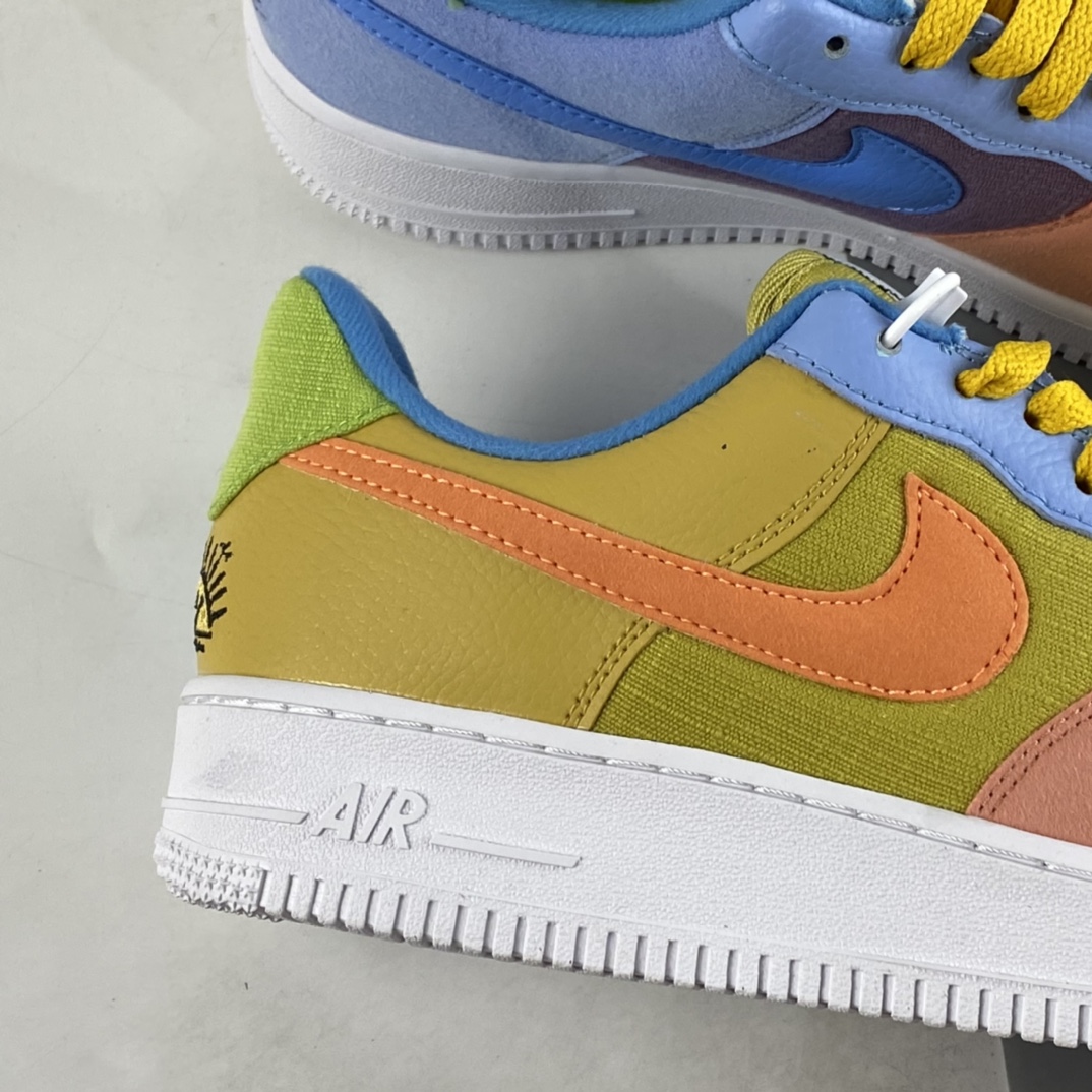 Nike-Air-Force-1-Low-Sun-Club-Pink-Olive-Blue-For-Sale-2