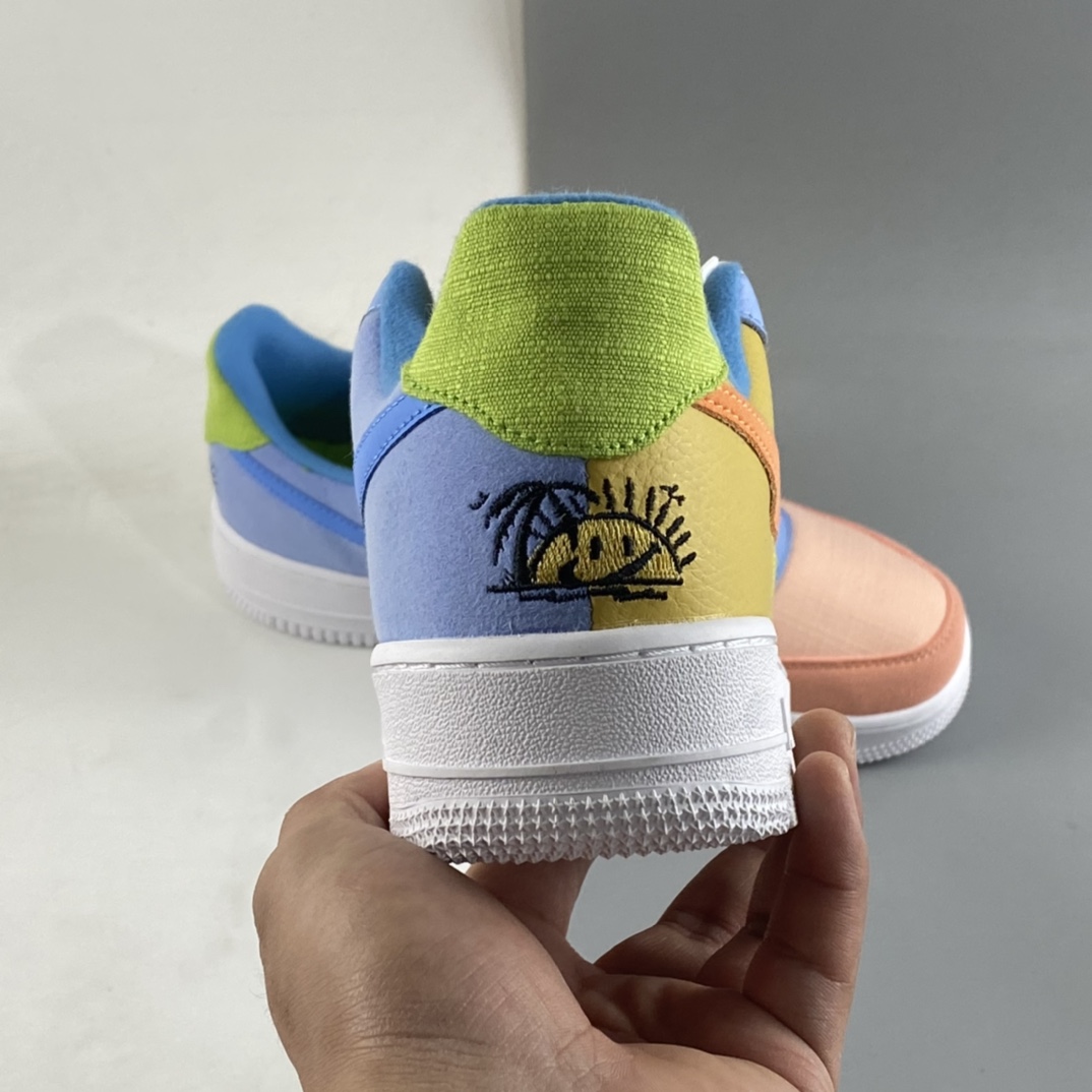 Nike-Air-Force-1-Low-Sun-Club-Pink-Olive-Blue-For-Sale-4