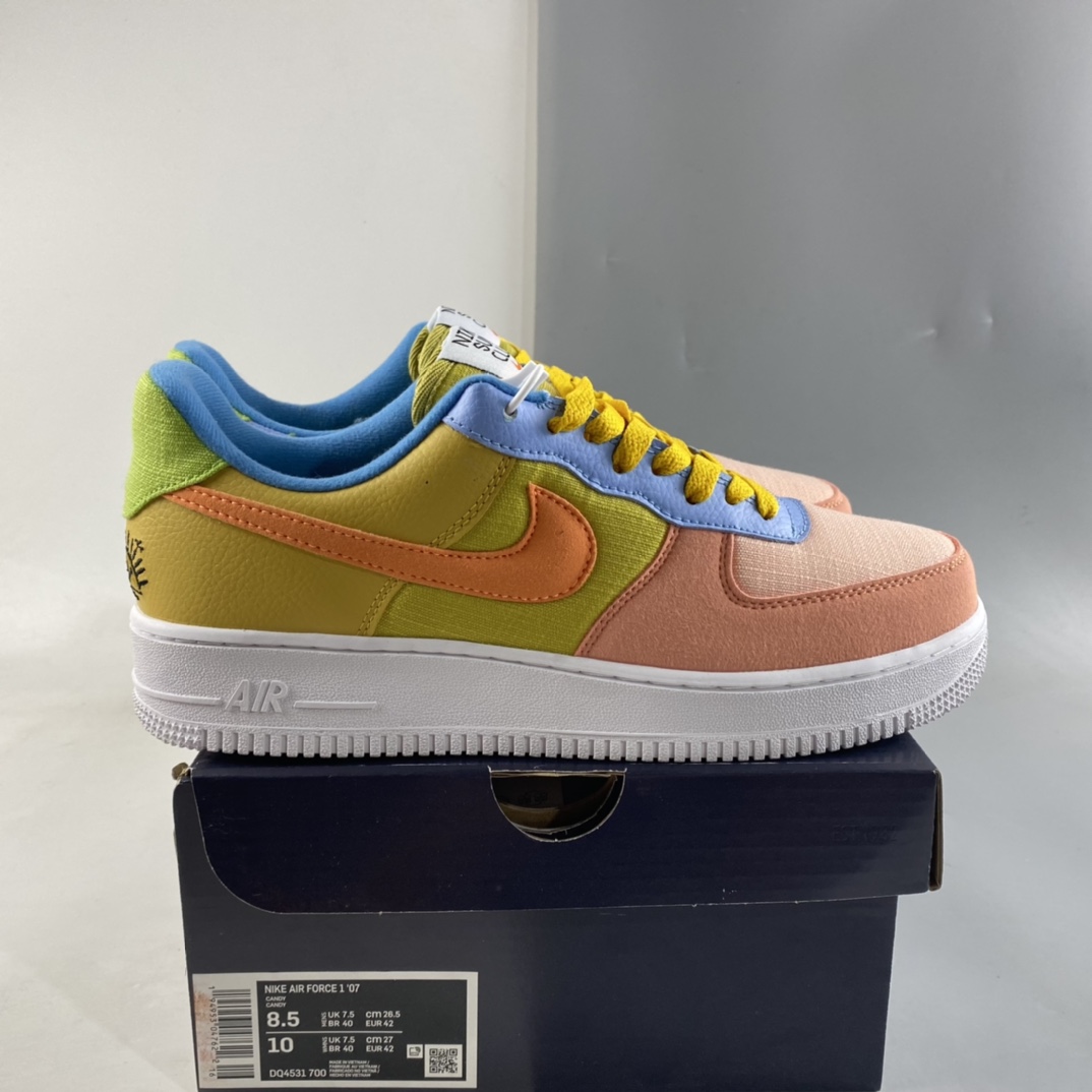 Nike-Air-Force-1-Low-Sun-Club-Pink-Olive-Blue-For-Sale-7