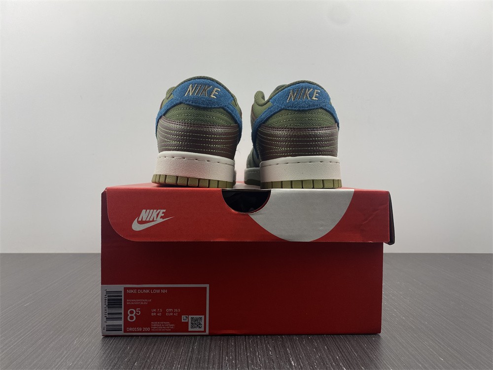 Nike-Dunk-Low-NH-Cacao-Wow-Marina-Rough-Green-Pilgrim-For-Sale-6