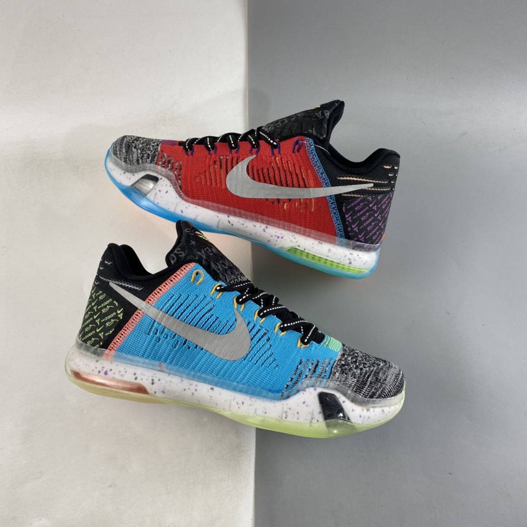 Nike Kobe 10 Elite What the Multicolor For Sale – The Sole Line
