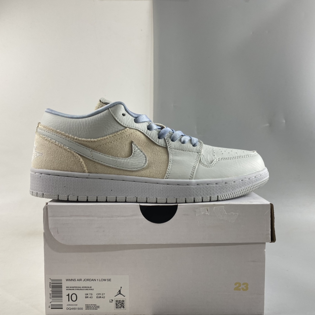 Air-Jordan-1-Low-Canvas-Grey-Cream-DQ4151-500-For-Sale-7
