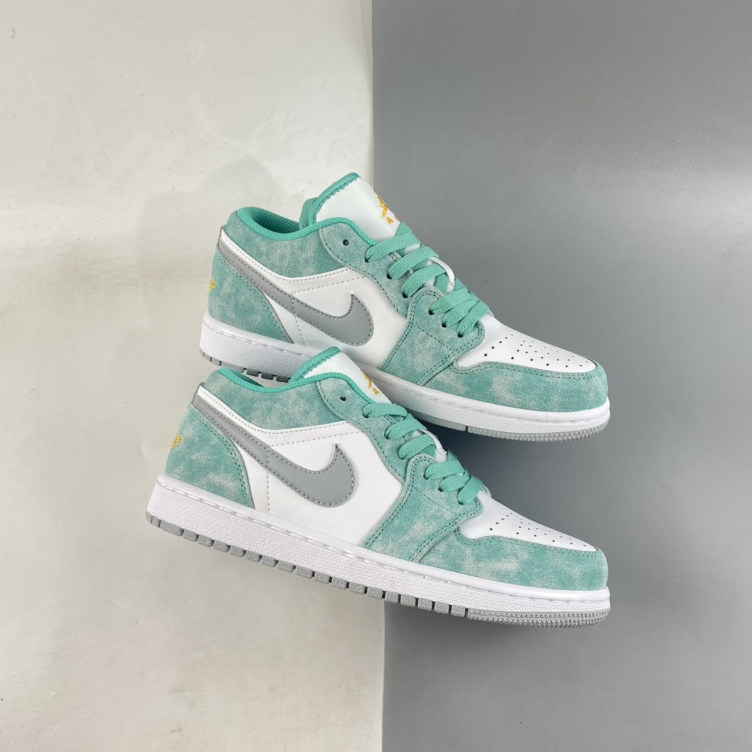 Air-Jordan-1-Low-New-Emerald-White-Light-Steel-Grey-For-Sale-1