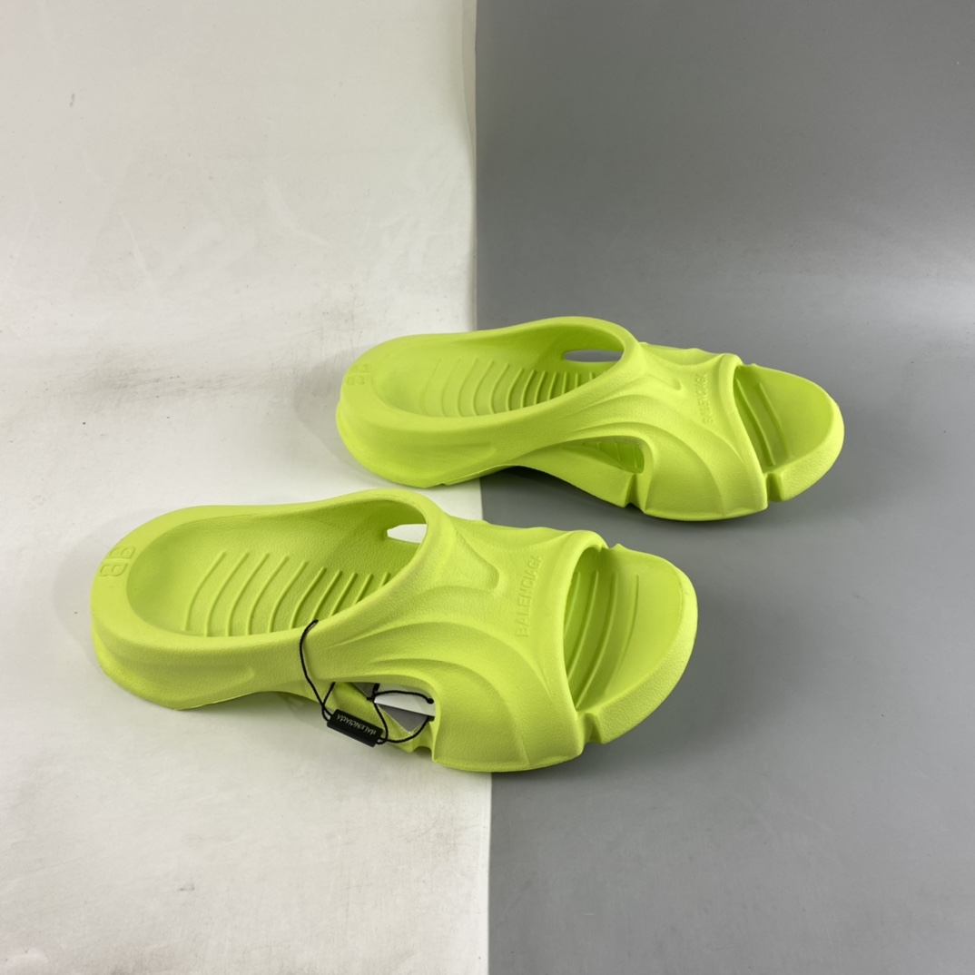 Balenciaga Mold Thong Sandals Volt – The Sole Line