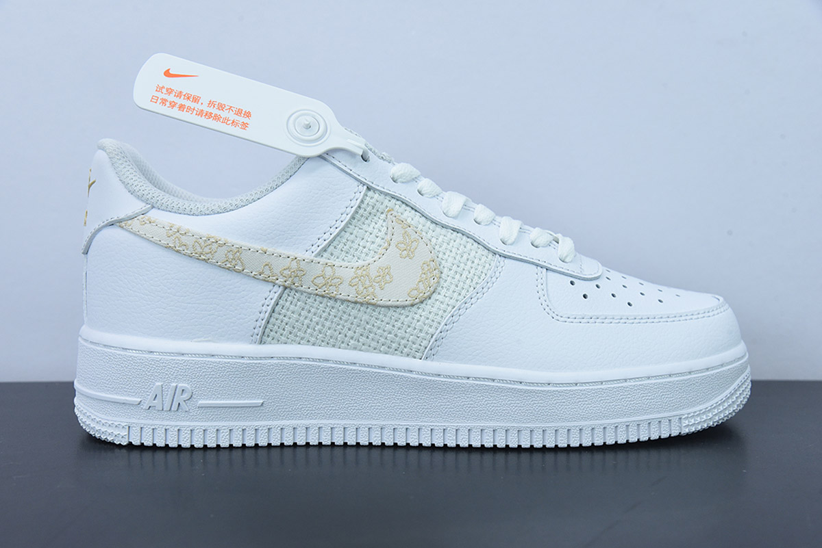 Nike-Air-Force-1-Low-Flower-Embroidery-White-Gold-DO9458-100-For-Sale-1