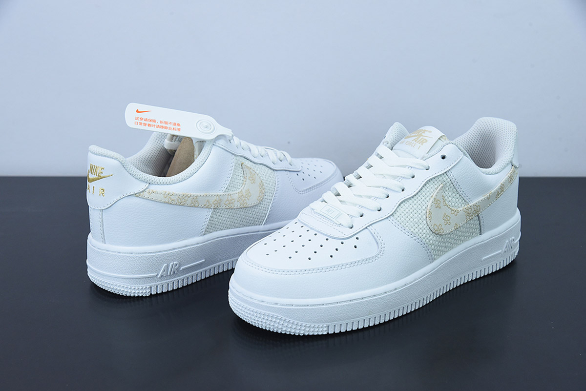Nike-Air-Force-1-Low-Flower-Embroidery-White-Gold-DO9458-100-For-Sale-4