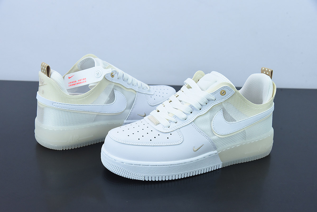 Nike-Air-Force-1-React-White-Coconut-Milk-Light-Iron-Ore-For-Sale-4