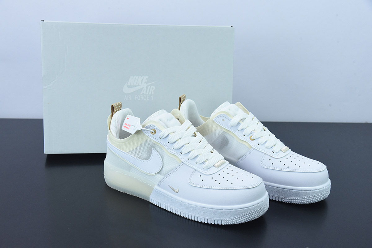 Nike-Air-Force-1-React-White-Coconut-Milk-Light-Iron-Ore-For-Sale