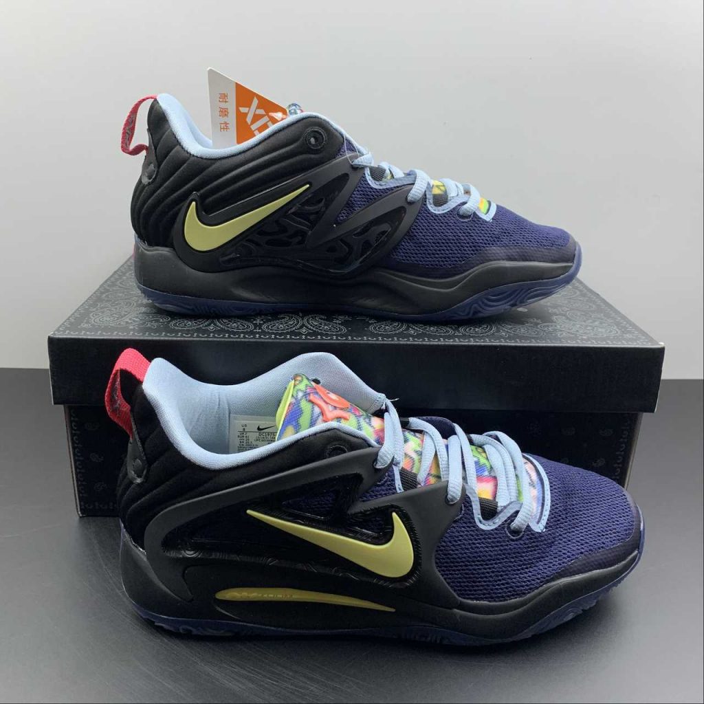 Nike KD 15 “Beginnings” Black/Boarder BlueSanddriftAura For Sale