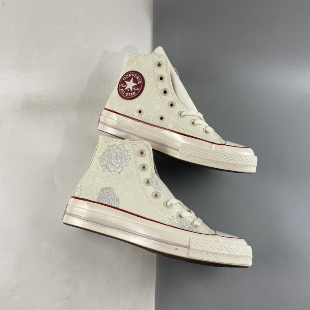 Converse Chuck 70 Embroidered Desert Floral Egret/Light Bone For Sale The Sole Line