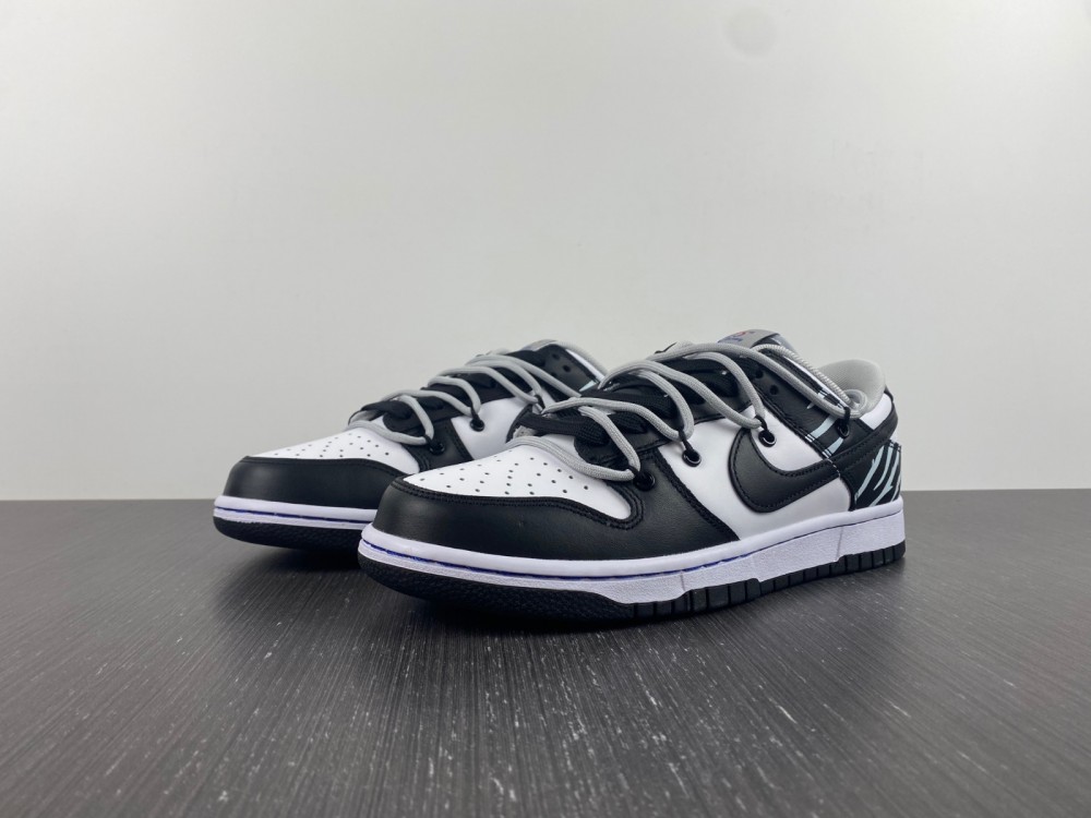Custom-Nike-Dunk-Low-Black-White-For-Sale-2