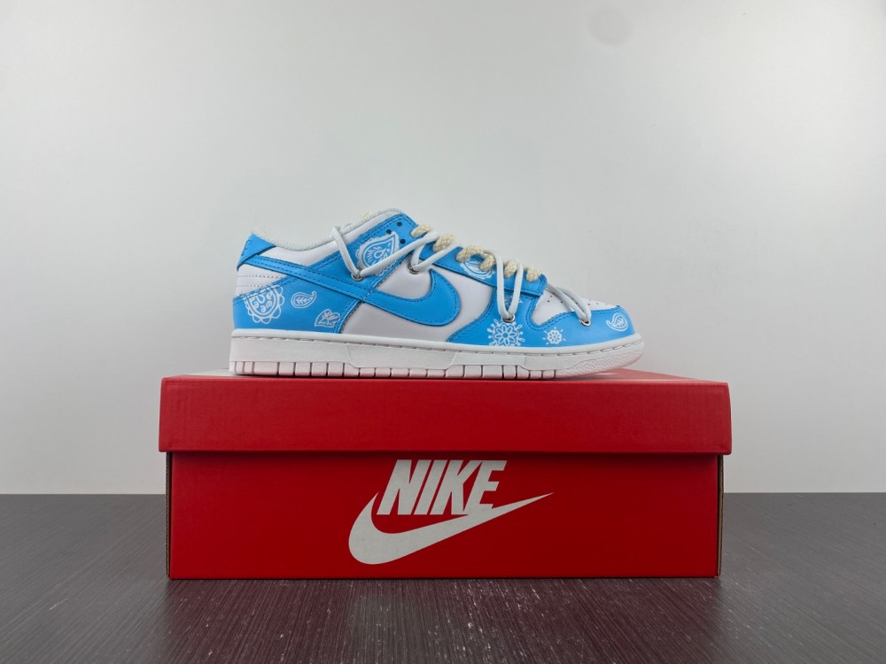 Custom-Nike-Dunk-Low-White-Blue-For-Sale-4